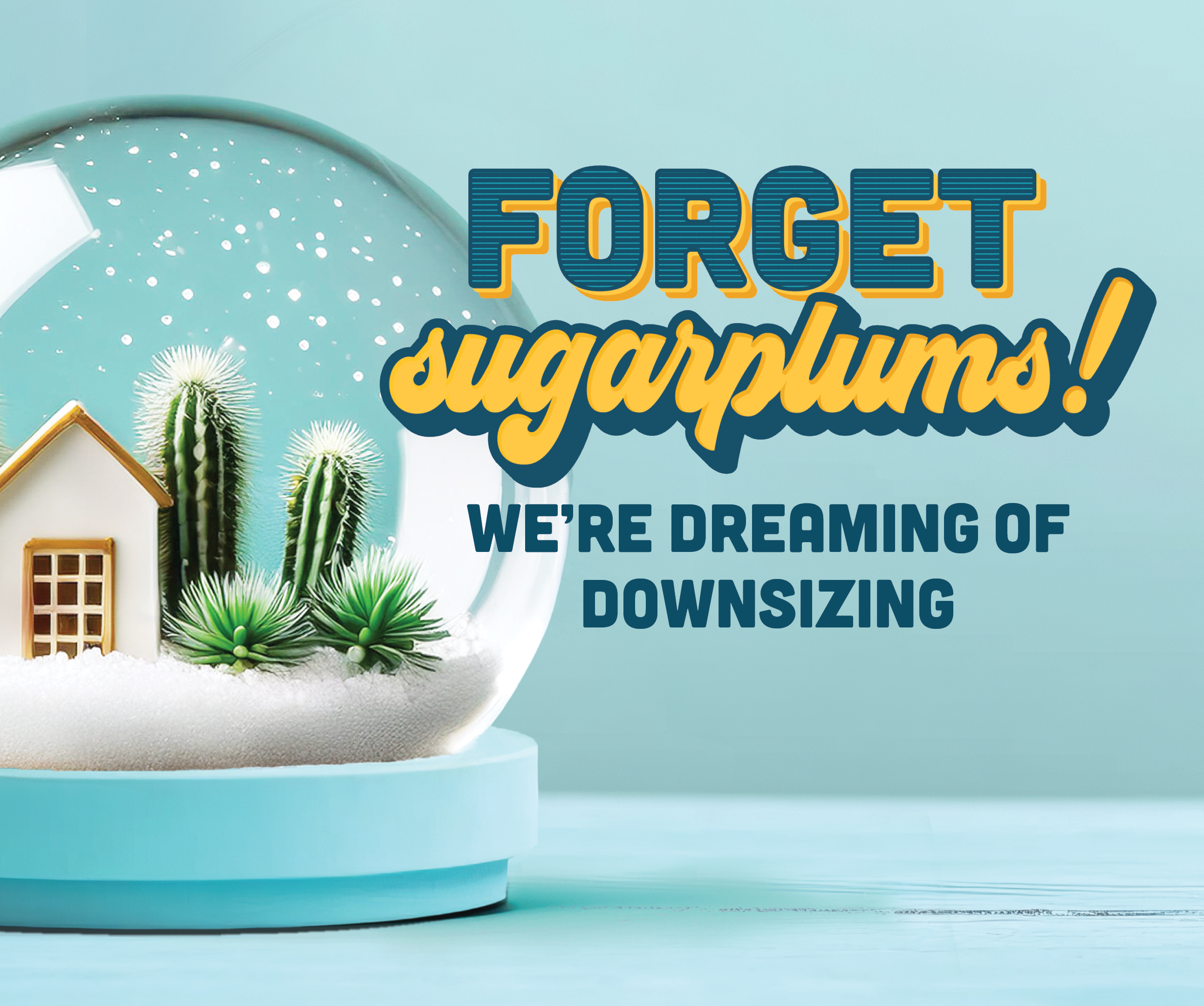 Event graphic for Sierra Winds' Downsizing Discovery Luncheon.