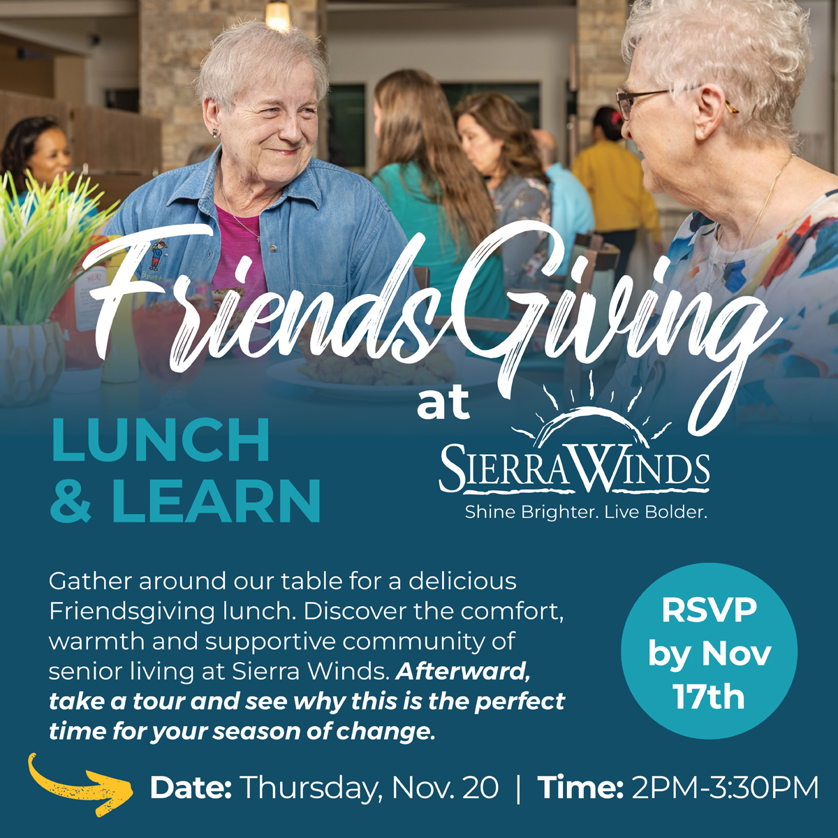 SW-Nov Social FriendsGiving Lunch and Learn SW-Nov Social FriendsGiving Lunch and Learn